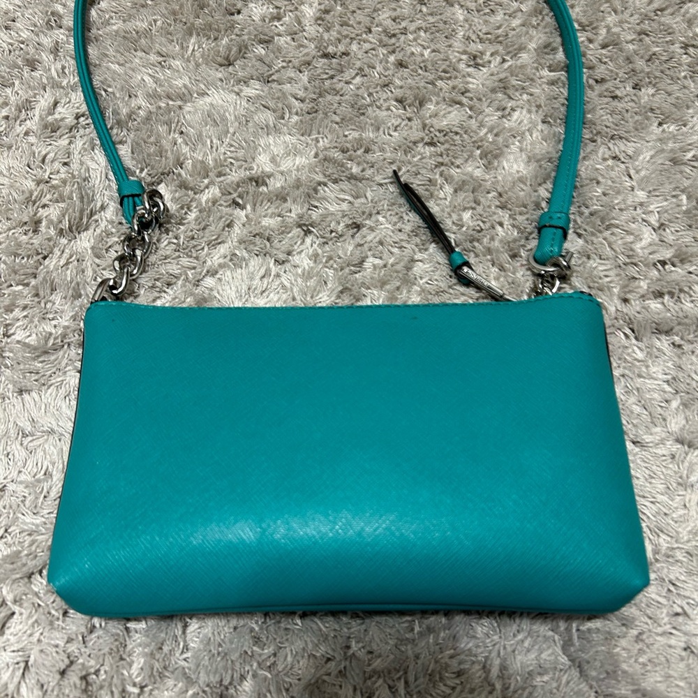 Calvin Klein Turquoise Crossbody Bag - Picture 3 of 4